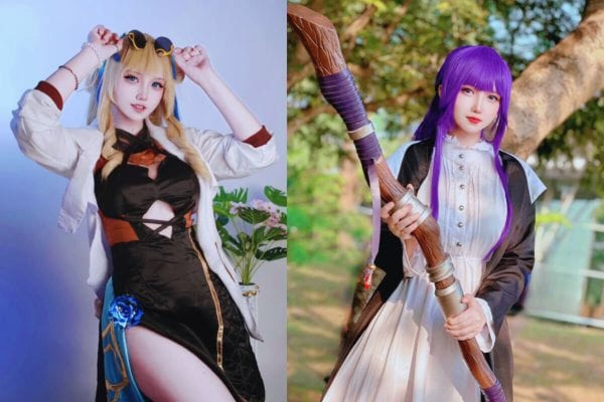 Cosplayer Azulacan, Sambut Fans di Indonesia Anime Con